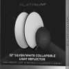 Platinum 32 Inch Silver White Collapsible Light Reflector-3