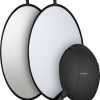 Platinum 32 Inch Silver White Collapsible Light Reflector-0