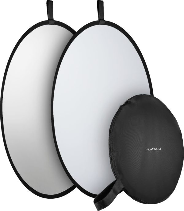 Platinum 32 Inch Silver White Collapsible Light Reflector-0