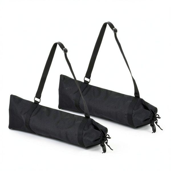 Nylon Tripod Bag 2Pcs Waterproof Padded Case Black-0