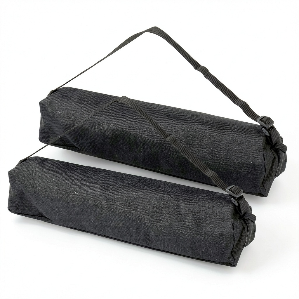 Oxford padded tripod bag showcasing its sleek black design and adjustable strap
