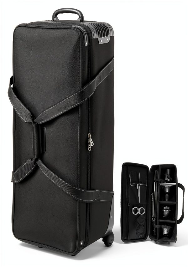 Rolling Camera Bag Waterproof Nylon Large Capacity-0