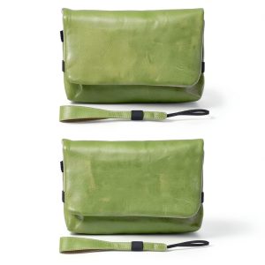 Nylon Camera Storage Pouch for Photographers Travelers Green-0
