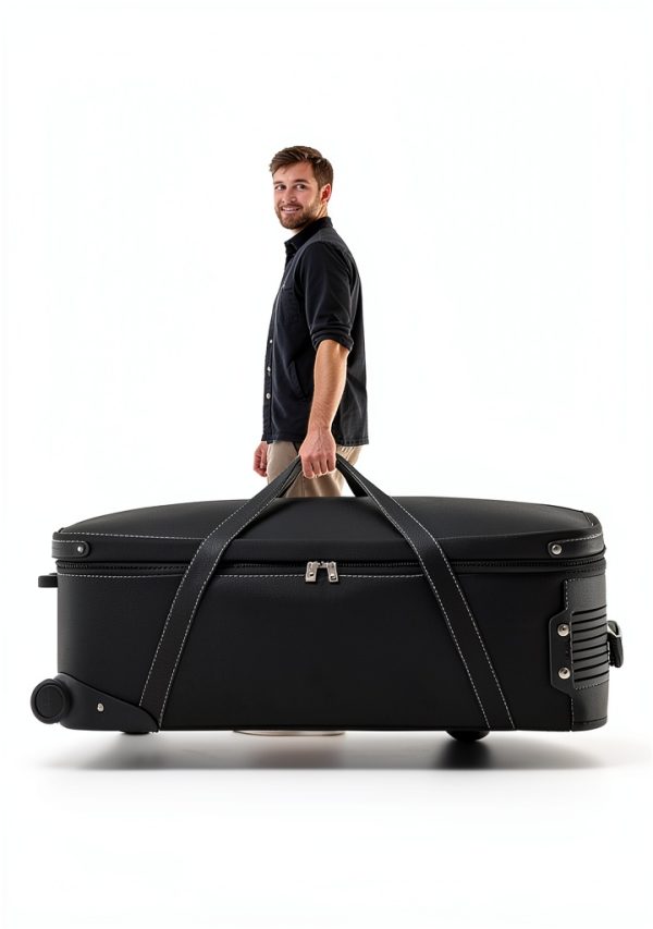 Rolling Camera Bag Waterproof Nylon Large Capacity-2