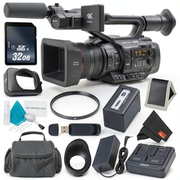 Panasonic AG UX180 4K Professional Camcorder Bundle Kit-1