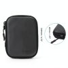 EVA Digital Camera Case Black Leather Protective Storage Bag-1