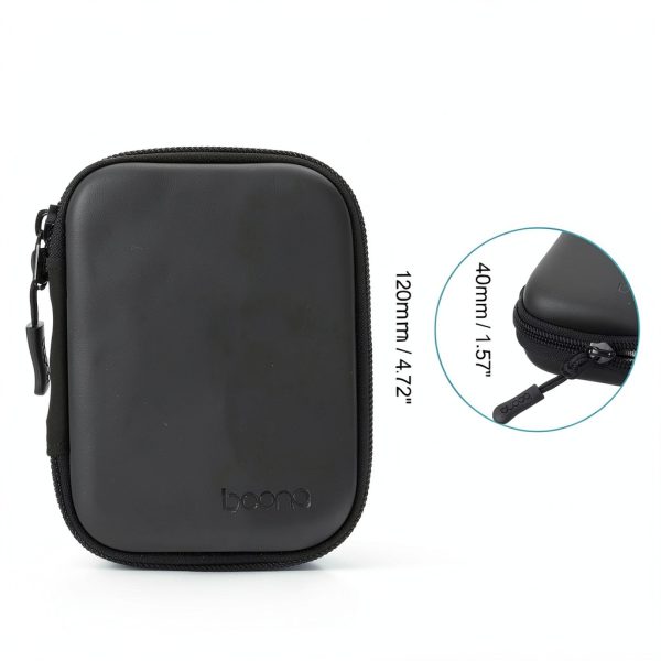 EVA Digital Camera Case Black Leather Protective Storage Bag-1