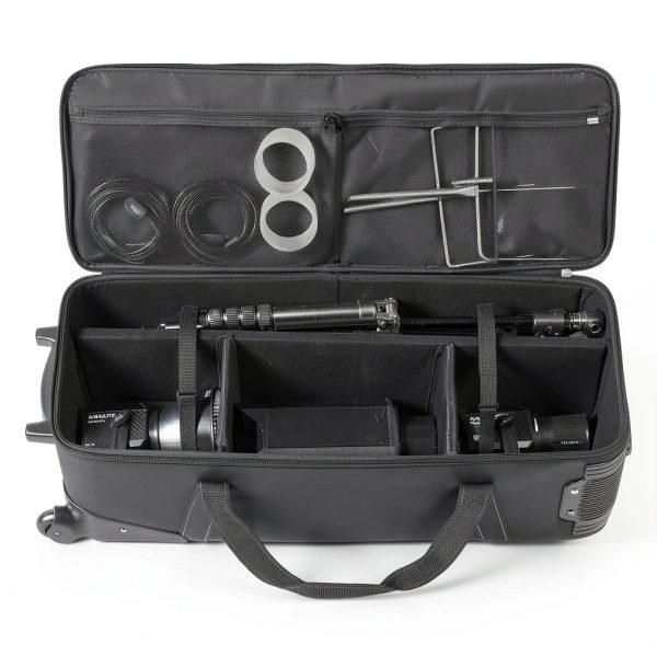 Rolling Camera Bag Waterproof Nylon Rolling Shoulder Carry-8