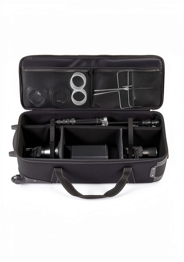 Rolling Camera Bag Waterproof Nylon Rolling Shoulder Carry-1