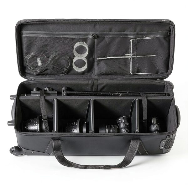 Rolling Camera Bag Waterproof Nylon Large Capacity-8