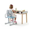 Costway Kids Desk Chair Double Back Support Adjustable Height Blue-1