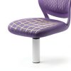Costway Kids Desk Chair Ergonomic Swivel Mesh Study Chair Purple-4