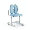 Costway Kids Desk Chair Double Back Support Adjustable Height Blue-2