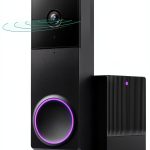 Wyze Duo Cam Video Doorbell 2K Dual Camera Battery/Wired Black-0