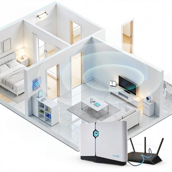 HYPEREV Gaming Router WiFi 6 Booster - 3 Month VIP Service-4