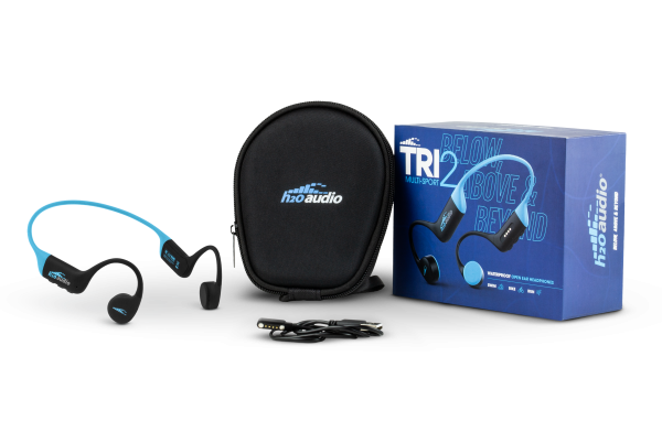 H2O Audio TRI 2 Bone Conduction Headphones Bluetooth MP3 Black-4